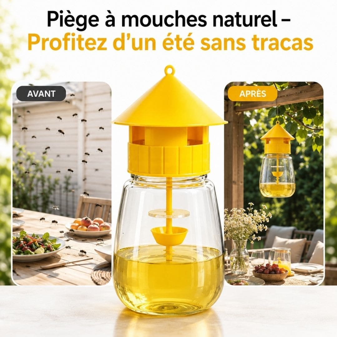 Piège à mouches naturel – Fini les mouches sur la table
